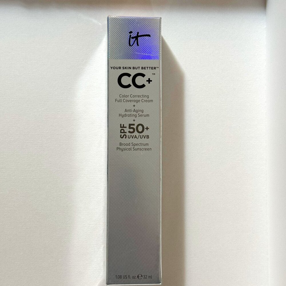 IT COSMETICS Medium CC+ Cream Full Coverage Color Correcting SPF 50 Medium color